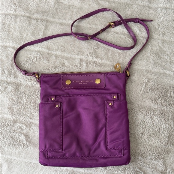 Marc Jacobs Handbags - Marc Jacobs Nylon Swing Pack Crossbody Bag, Purple